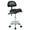 Black#4, variant on Saddle Stool with Back Support, Rolling Stools with Foot Rest, Ergonomic Adjustable Stool with Wheels, Backrest Adjustable Height & Angle for Salon Spa Tattoo Massage Swivel Stool Chair.(N753P243053B