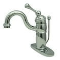 thumbnail image 1 of Kingston Brass KB1401BL Victorian Mono Block Lavatory Faucet, Polished Chrome, 1 of 2