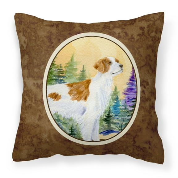 Carolines Treasures SS8146PW1414 Setter Fabric Decorative Pillow, 14Hx14W, multicolor