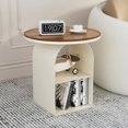 thumbnail image 2 of Bedside Storage Night Table Bedroom Nordic Modern Mesa Lateral Nightstands Hotel Cabinets Mesita De Noche Home Furniture My Lux Decor Round, 2 of 10