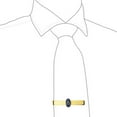 thumbnail image 3 of Bling Jewelry Mens Blue Square Compass Masonic Freemason Tie Clip Bar Necktie for Men Gold Tone Stainless Steel, 3 of 4