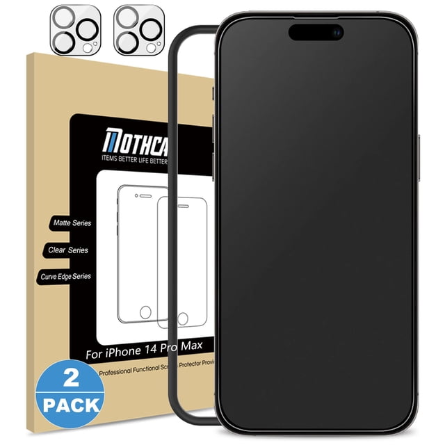 Protector de pantalla Mothca Matte Glass para iPhone 14 Pro Max de 6.7 pulgadas