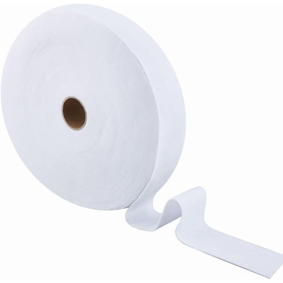 1Roll 38.28 Yards Jelly Roll Batting Strip Cotton Blend Fleece Batting 2.13 Inch Wide Flexible Quilt Battings for Jelly Rolls Rugs Battings Strips Throw Rugs