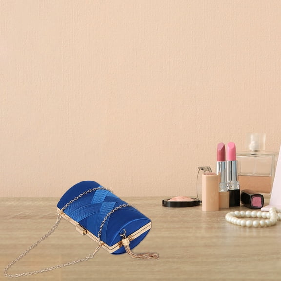 Elegant Mini Shoulder Bag for Women - Stylish Evening Party Clutch with Matching Tassel for and Events