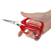 Joyce Chen Original Unlimited Kitchen Scissors All Purpose Kitchen Shears With Comfortable Handles, Red