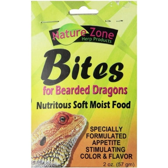 Nature Zone Nutri Bites for Bearded Dragons [Reptile, Foods Dry] 2 oz