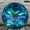 12x12in, variant on Patifu Ice Cave Aurora Mountains Round Wooden Wall Clock Silent Battery Operated 10x10in