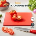 thumbnail image 5 of Hakka Commercial Grade Cutting Board for Kitchens,Plastic Chopping Board, 20 x 15 x 1/2 Inch, Multi-Color 6 of Pack Set,NSF Certified,for Vegetable Meat or Cheese, 5 of 7