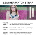 thumbnail image 2 of Leather Watch Strap Multi-use Watch Strap Replaceable Watchband Compatible for Fitbit Luxe, 2 of 9