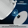 thumbnail image 2 of Anfilank 1.7L Cordless Electric Kettle, Plastic Tea Kettle with Water window And LED Light, Auto Shut-off & Boil-Dry Protection, Grey, 2 of 7