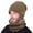 Khaki, variant on Ywbawe Men’s Winter Beanie Hat and Scarf Set Thick Knit Warm Cap with Windproof Design, Two PCS Set for Cold Weather