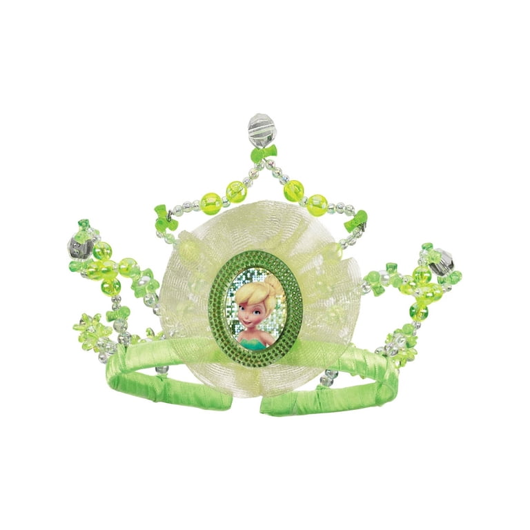Disney Tinker Bell Princess Green Fairy Tiara Girls Kids  display picture 2