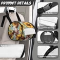 thumbnail image 6 of ZIATUBLE Sunflower Cow Paper Towel Storage Case Butterfly Travel Hanging Tissue Box with Adjustable Strap Paper Towel Hanging Organizer Washable Camping Toilet Paper Holder Outdoor, 6 of 7