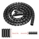 thumbnail image 1 of Envoltura De Cable En Espiral, 1 Pieza De Tubo De Envoltura En Espiral, Negro, , Plateado Opcional Envoltura De Cable Protectora Para Manguera Hidráulica Con Una, 1 of 3