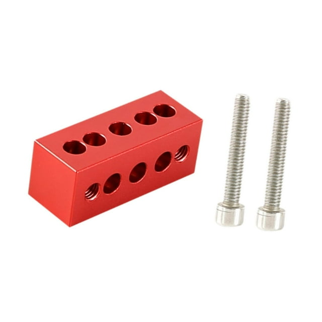 kurtrusly Telescope Guide Ring Riser Blocks Spacers Assembly Sturdy Simple Accessories Red 50mm