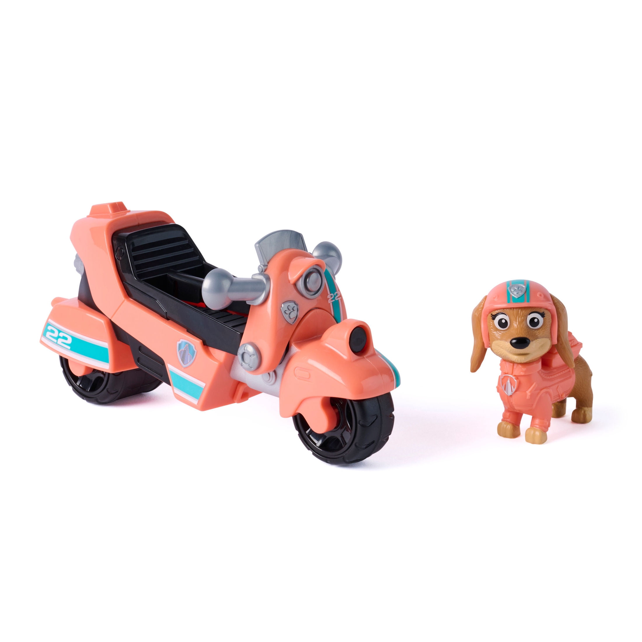 PAW Patrol, Liberty Rescue Motorcycle, Toy Bike with Collectible Action Figure