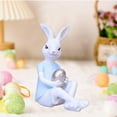 thumbnail image 5 of ddioayh Easter Resin Ornament Cute Bunny with Golden Egg Durable Craft Home and Car Decor Tabletop Shelf Decoration Festive Gift for Easter Celebration, 5 of 6
