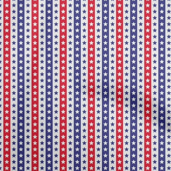 oneOone Velvet Red Fabric Stars Craft Projects Decor Fabric Printed By The Yard 58 Inch Wide