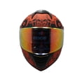 thumbnail image 5 of Casco Para Moto Edge Abatible Skulls Rojo Doble Certificación M, 5 of 5