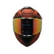 thumbnail image 5 of Casco Para Moto Edge Abatible Skulls Rojo Doble Certificación XL, 5 of 5