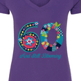 thumbnail image 4 of Inktastic Blooming 60th Birthday Women's V-Neck T-Shirt, 4 of 5