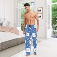 thumbnail image 6 of FORMRS Mens Pajama Pants with Pockets Sleepwear Lounge Bottoms Sizes S-2XL, White Polar Bear, 6 of 7