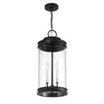 thumbnail image 4 of Englewood 3-Light Outdoor Hanging Lantern in Matte Black, 4 of 5