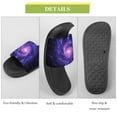 thumbnail image 7 of GZHJMY Stylish Slides for Women Men, Spiral Galaxy Soft Flexible Slip-on Sandals Slippers, 7 of 7