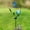 Blue, variant on Solar Butterfly Flower Garden Stake - Blue