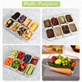 thumbnail image 3 of Snackle Box 8 Compartment Divider Box, Divided Serving Tray with Lid and Handle - Charcuterie Conta, 3 of 7