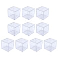 thumbnail image 1 of 10 X Mini Estuche de Exposición Acrílico Caja de Dulces Duradera a Prueba de Polvo Almacenamiento Multiusos Cubo Organizador Transparente para Juguete 33x33x33 cm, 1 of 8