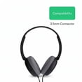 thumbnail image 4 of onn On-Ear Headphones with 3.5 mm Connector, Black, 4 of 10