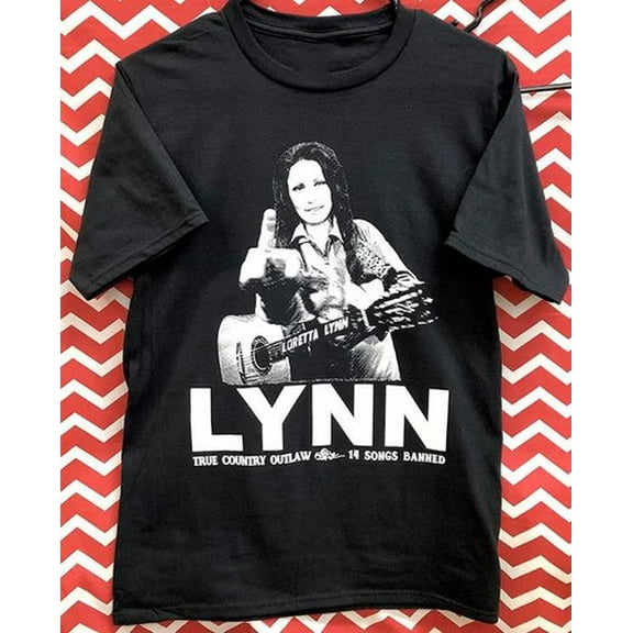 LORETTA LYNN Shirt Shirt Classic Black Unisex S-5XL