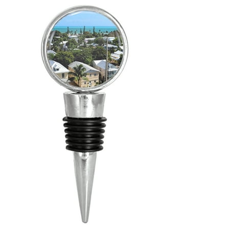 

Key West Ariel View of Homes Wine Stopper