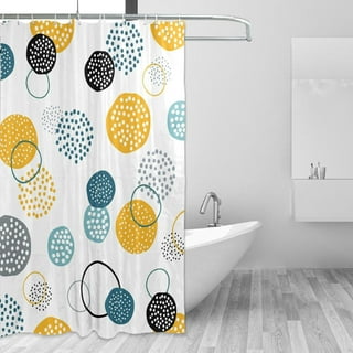 Colorful Polka Dots Bath Mat Bathroom Set. Kids Bathroom Decor