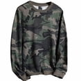 thumbnail image 1 of Sudadera de manga larga con hombros descubiertos para hombre: informal, patchwork liso, sin capucha, 1 of 4