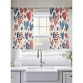 thumbnail image 5 of Independence Day Sheer Curtains 2 Panels Set U. S. Flag Themed Love Heart Five-Pointed Stars Retro Sheer Window Curtains Light Filtering Rod Pocket Voile Drapes for Bedroom Living Room 52"x54", 5 of 8
