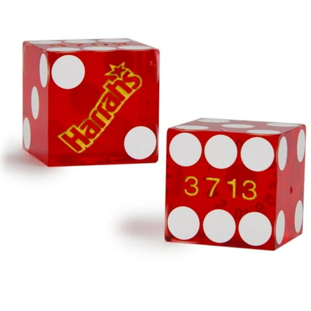 Harrahs Casino - Pair (2) of Harrah's 19 MM Official Casino Dice