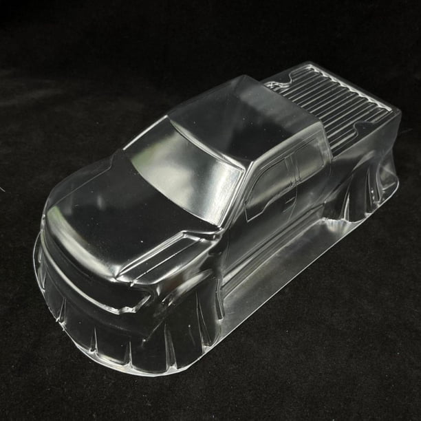 1/16 RC CARRITO de CARRITO de CARRITO de CARRITO de CARRILLA de CARRILLA DEL Material RC Accesorios de juguete Transparente 165-170 mm distancia entre