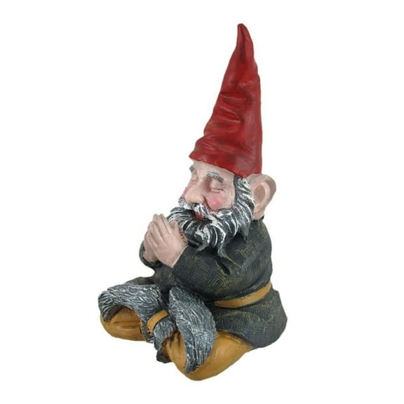 Homestyles Meditating Yoga ZEN "Mordecai" the Old World Classic Garden Gnome Statue 10"H