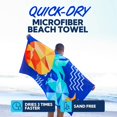 thumbnail image 2 of Toalla de playa de microfibra SUN NINJA 160x81 cm sin arena, 2 of 7