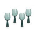 thumbnail image 2 of Rose Green Wine Glasses - Set of 4, 2 of 5