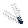 thumbnail image 2 of Protracteur Numérique Règle d'Angle Gonomètre Électronique Inclinomètre Outils de Mesure d'Angle, Protracteur de Menuiserie, 2 of 6
