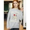 thumbnail image 3 of Voodoo Still Play With Dolls Creepy Gift Halloween Crewneck Sweatshirt, S, H. Grey, 3 of 6