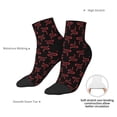 thumbnail image 6 of Pofeuu Red Snake Print 30cm Socks, Adult Running Hiking Socks for Youth and Adult, 6 of 7