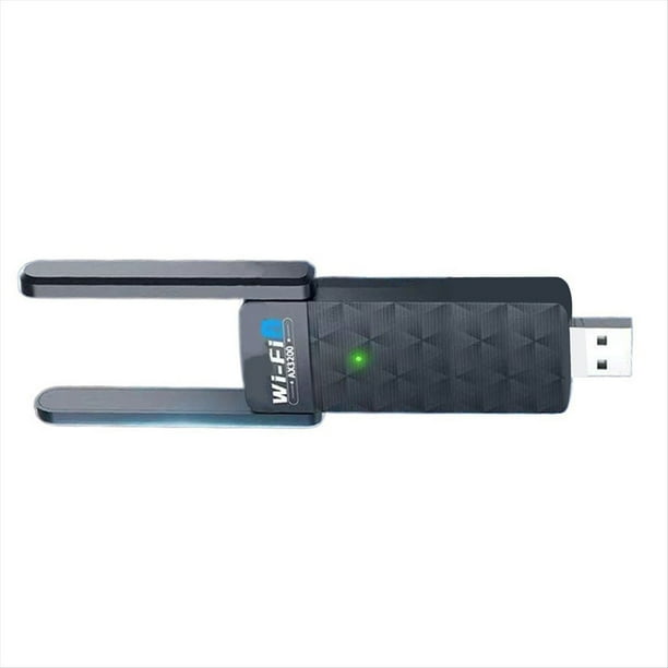 Adaptador USB WiFi 6 de 3200 Mbps BT5.3 5G/2.4GHz USB3.0 Wifi Dongle Inalámbrico 802.11ax Tarjeta de Red Antena de Ganancia para 10/11