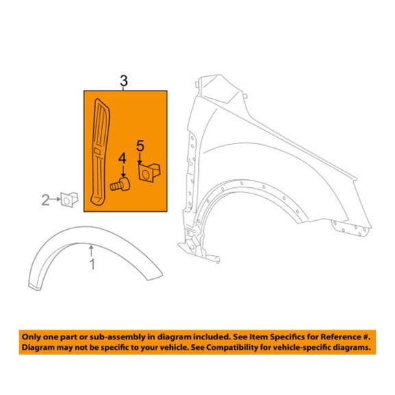 GM OEM Fender-Vent Louver Right 19152922