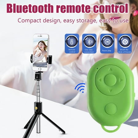 Image of Wkaflk Mini Wireless Bluetooth Remote Shutter Controller Button Self Timer Camera