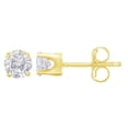 thumbnail image 2 of 10k Yellow Gold 0.33ct. TDW Solitaire Diamond Stud Earrings (J-K,I2), 2 of 5