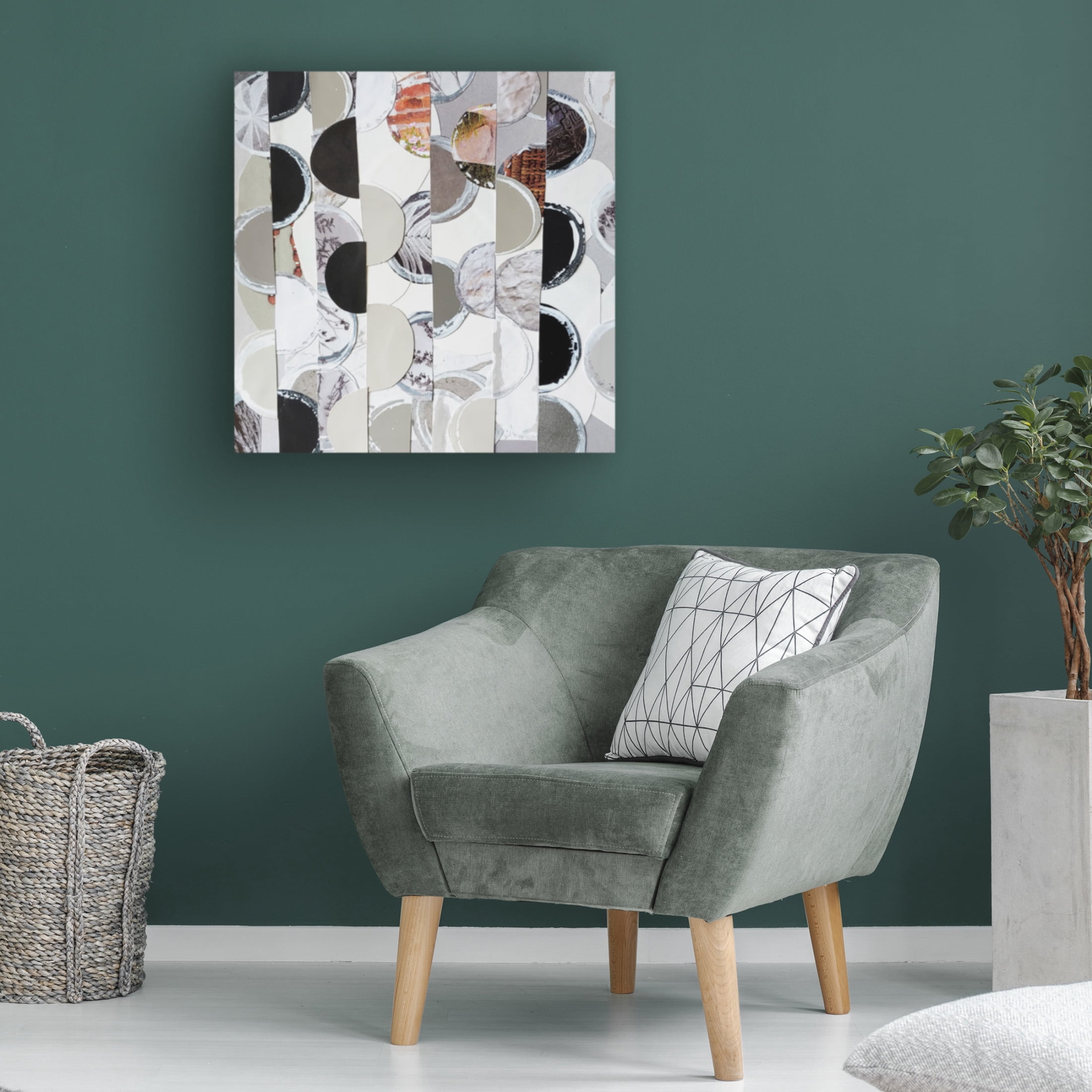 Canvas Wall Art - Coco Good 'Chocolate Gelato II' Wall Art for Living Room, Bedroom, or Office Décor by Trademark Fine Art - 24 x 24 Inches